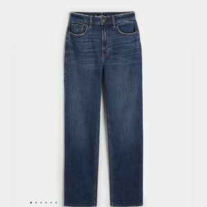 ULTRA HIGH-RISE DARK WASH 90S STRAIGHT JEANS